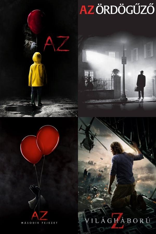 A legtöbb bevételű horror filmek