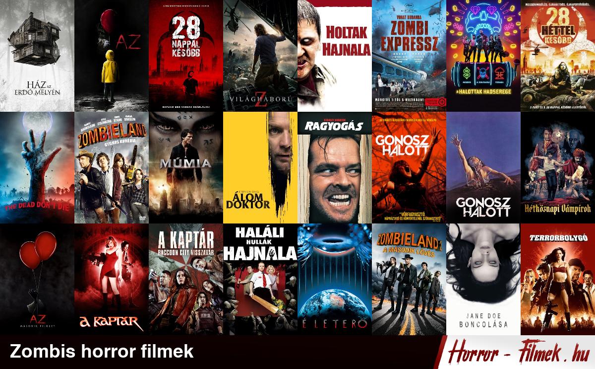 Zombis horror filmek